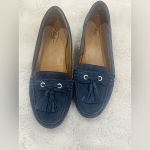 Bass Navy Suede Women's Loafers